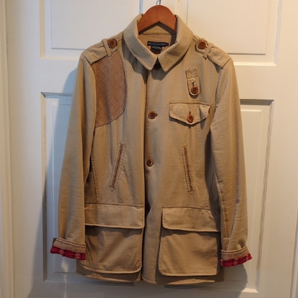 Ralph Lauren Beige Men's Military Jacket - Picture 3 of 11
